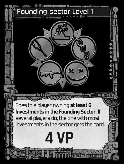 Founding Sector Level 1 - Dystopolis Reward Card