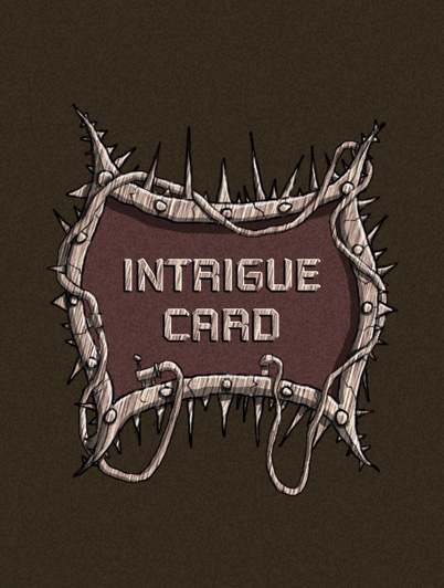 Dystopolis Intrigue Card Back side