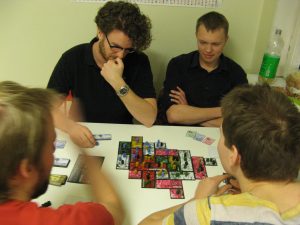 Dystopolis early play testing with friends